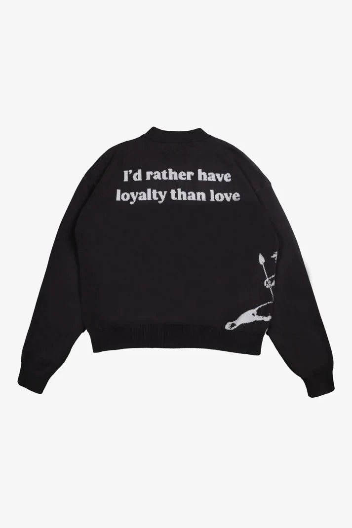 "ARROW" HEART SWEATER