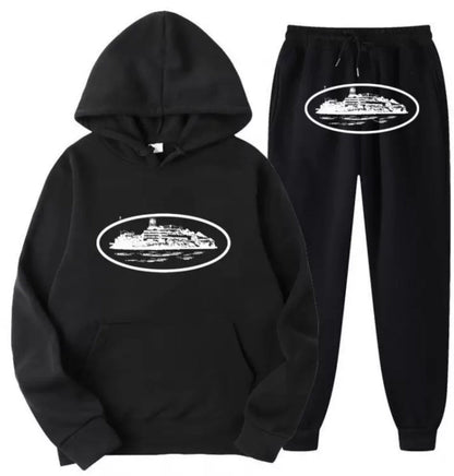 "Alcatraz" Tracksuit Black/White