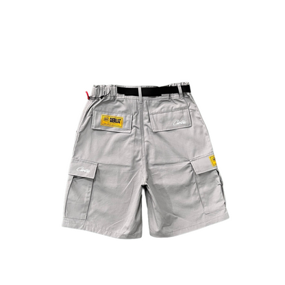 "Alcatraz" Cargo Shorts Grey