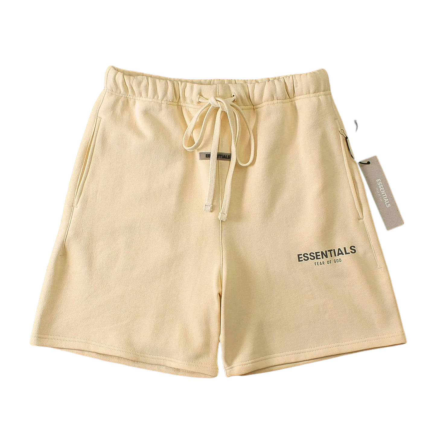 "Essence" Shorts Beige